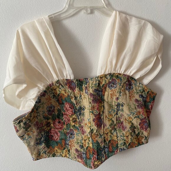 Cider Off the shoulder Corset Top - Picture 1 of 5